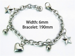 HY Wholesale Steel Color Bracelets of Stainless Steel 316L-HY70B0471KX