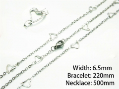 Necklaces   Bracelets Sets of Stainless Steel 316L-HY40S0226MZ