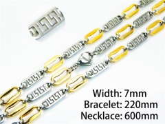 Necklaces  &amp;   Bracelets Sets of Stainless Steel 316L-HY55S0572IAA