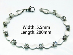 Steel Color Bracelets of Stainless Steel 316L-HY40B0159LQ