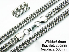 Necklaces   Bracelets Sets of Stainless Steel 316L-HY40S0255HKS