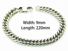 HY Wholesale Steel Color Bracelets of Stainless Steel 316L-HY40B0170OL