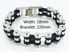 Steel Color Bracelets of Stainless Steel 316L-HY55B0096JMF