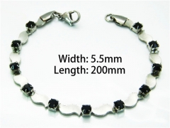 Steel Color Bracelets of Stainless Steel 316L-HY40B0160LS