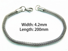 HY Wholesale Steel Color Bracelets of Stainless Steel 316L-HY40B0148JX