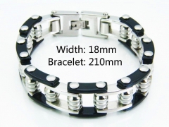 Steel Color Bracelets of Stainless Steel 316L-HY55B0023JMR