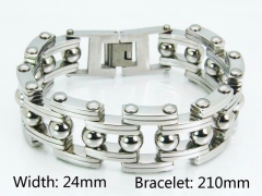 Steel Color Bracelets of Stainless Steel 316L-HY55B0072JMB