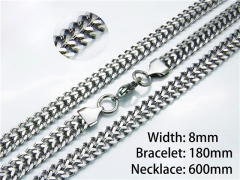 Necklaces   Bracelets Sets of Stainless Steel 316L-HY40S0197HJD
