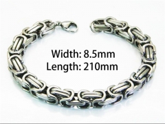 HY Wholesale Steel Color Bracelets of Stainless Steel 316L-HY40B0172MQ