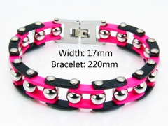 Steel Color Bracelets of Stainless Steel 316L-HY55B0060IOC