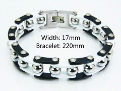 Steel Color Bracelets of Stainless Steel 316L-HY55B0057IOC