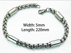 HY Wholesale Steel Color Bracelets of Stainless Steel 316L-HY40B0133KW