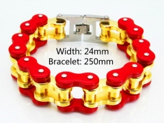 Gold Bracelets of Stainless Steel 316L-HY55B0102JOB