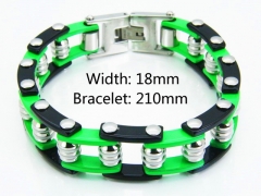 Steel Color Bracelets of Stainless Steel 316L-HY55B0021JMW