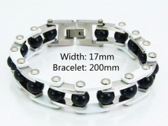 Steel Color Bracelets of Stainless Steel 316L-HY55B0059IOV