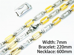 Necklaces  &amp;   Bracelets Sets of Stainless Steel 316L-HY55S0571IEE