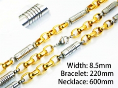Necklaces  &amp;   Bracelets Sets of Stainless Steel 316L-HY55S0573IJD