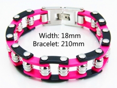 Steel Color Bracelets of Stainless Steel 316L-HY55B0024JMC