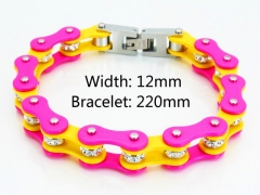 Steel Color Bracelets of Stainless Steel 316L-HY55B0001IOS