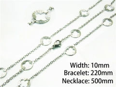 Necklaces   Bracelets Sets of Stainless Steel 316L-HY40S0224MX