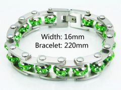 Steel Color Bracelets of Stainless Steel 316L-HY55B0031IPQ