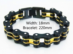 Black Bracelets of Stainless Steel 316L-HY55B0097JMC