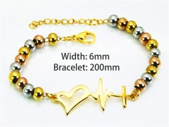 HY Wholesale Gold Bracelets of Stainless Steel 316L-HY76B1497MLE