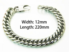 HY Wholesale Steel Color Bracelets of Stainless Steel 316L-HY40B0171HHA