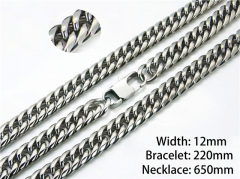 Necklaces   Bracelets Sets of Stainless Steel 316L-HY40S0271JIX