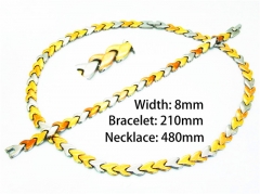 HY Jewelry Necklaces and Bracelets Sets-HY63S0286KOT