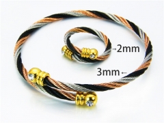HY Jewelry Wholesale Bangle (Steel Wire)-HY38S0172HLR