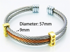HY Jewelry Wholesale Bangle (Steel Wire)-HY38B0467HMS
