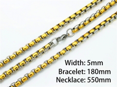 Necklaces &amp;amp;amp; Bracelets (18K-Gold Color)-HY40S0008H45