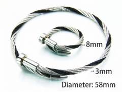 HY Jewelry Wholesale Bangle (Steel Wire)-HY38S0200HJB