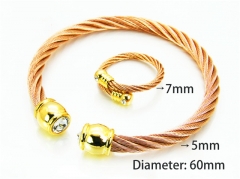 HY Jewelry Wholesale Bangle (Steel Wire)-HY38S0218HOX
