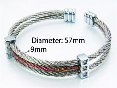 HY Jewelry Wholesale Bangle (Steel Wire)-HY38B0470HMB