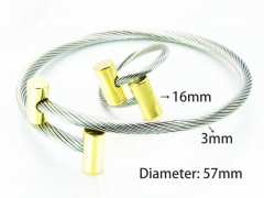 HY Jewelry Wholesale Bangle (Steel Wire)-HY38S0185HJB