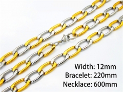 Necklaces &amp; Bracelets (18K-Gold Color)-HY40S0014J00