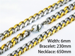 Necklaces &amp; Bracelets (18K-Gold Color)-HY40S0153ILL