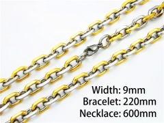 Necklaces &amp; Bracelets (18K-Gold Color)-HY40S0012J00