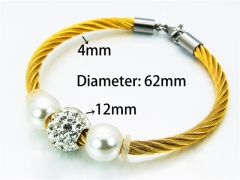 HY Jewelry Wholesale Bangle (Steel Wire)-HY38B0435HME