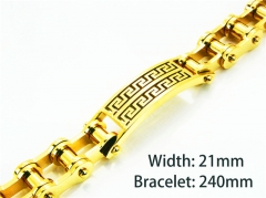Wholesale Bracelets (18K-Gold Color)-HY08B0204JSS