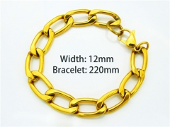 HY Jewelry Wholesale Bracelets (18K-Gold Color)-HY40B0008P5