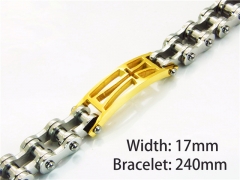 Wholesale Bracelets (18K-Gold Color)-HY08B0181JWW