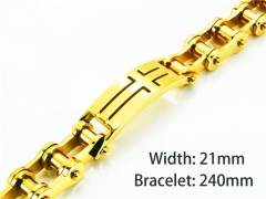 Wholesale Bracelets (18K-Gold Color)-HY08B0206JQQ