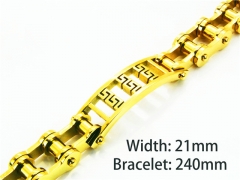 Wholesale Bracelets (18K-Gold Color)-HY08B0200JDD