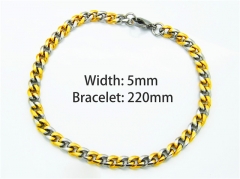 HY Jewelry Wholesale Bracelets (18K-Gold Color)-HY40B0018K0