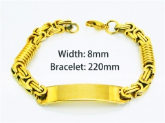 Wholesale Bracelets (18K-Gold Color)-HY55B0614NW