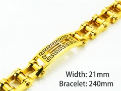 Wholesale Bracelets (18K-Gold Color)-HY08B0207JAA
