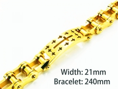 Wholesale Bracelets (18K-Gold Color)-HY08B0201JZZ